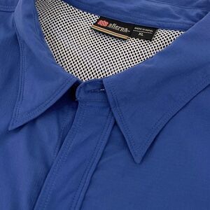 Sherpa Adventure Gear Men's Mini-Ripstop Vented Technical Shirt Blue XL